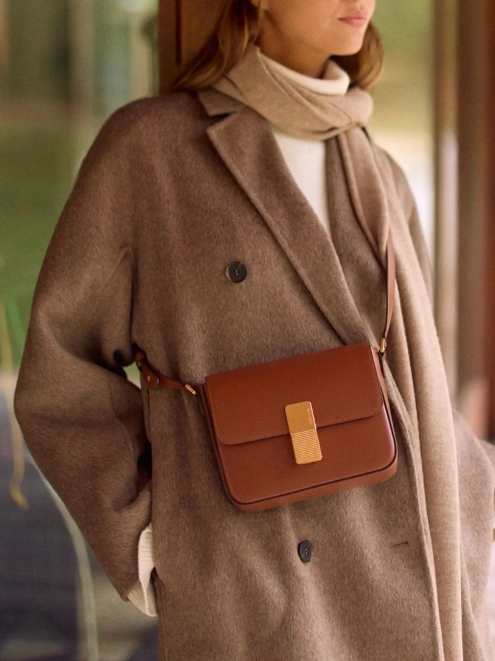 ATELIERS AUGUSTE MINI MONCEAU Bag BOX LEATHER